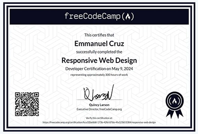 Certificado de Responsive Web Design
